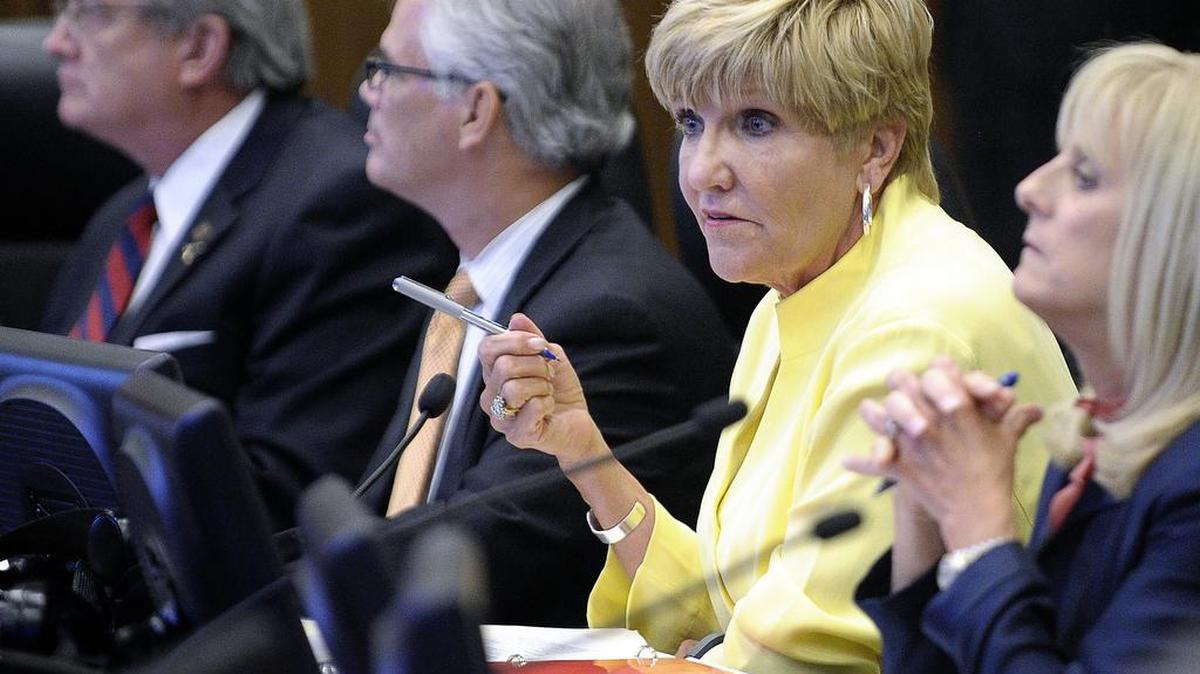 
Fort Worth Mayor Betsy Price, in yellow, didn't like the way CorVel Enterprise Comp handled the city's workers compensation claims.
