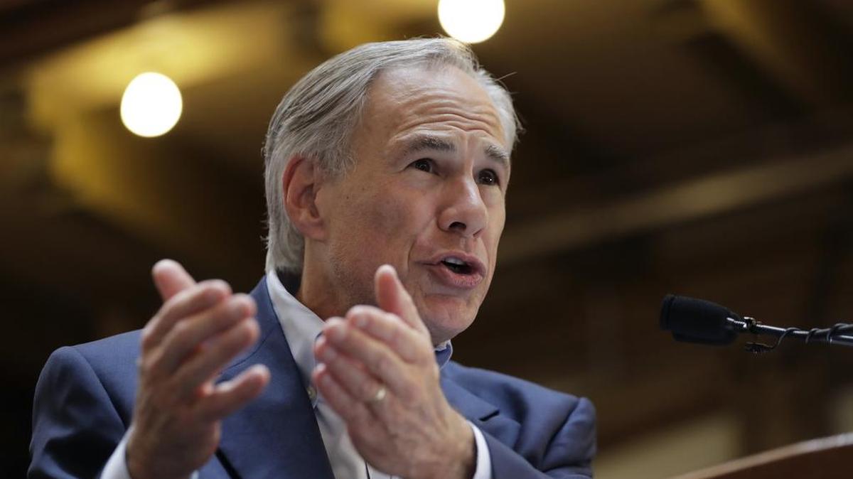 Texas Gov. Greg Abbott speaks at an event where he announced his bid for re-election, Friday, July 14, 2017, in San Antonio.