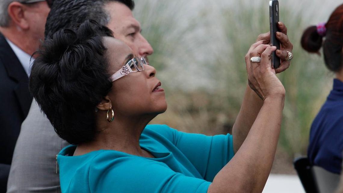 Fort Worth city council member Gyna Bivens (Dist. 5) took a photo during a recent event.