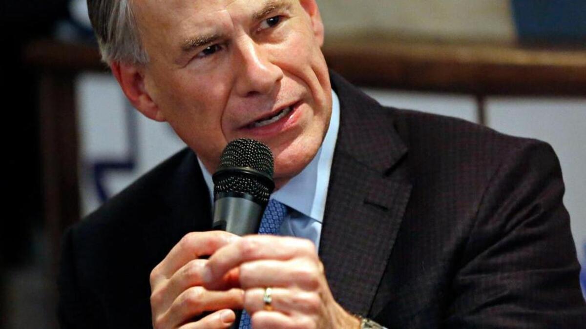 Texas Gov. Greg Abbott