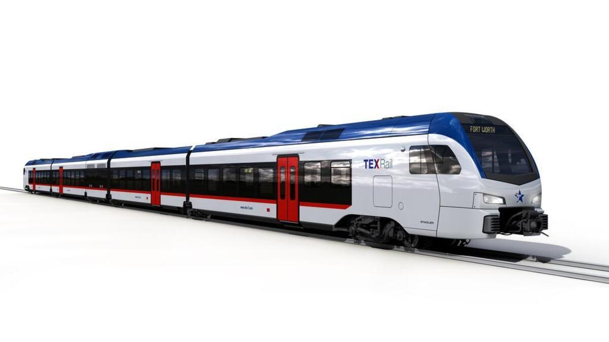 Self-propelled rail cars for TEX Rail have been ordered from Swiss-based Stadler, which is opening a manufacturing facility in Salt Lake City.
