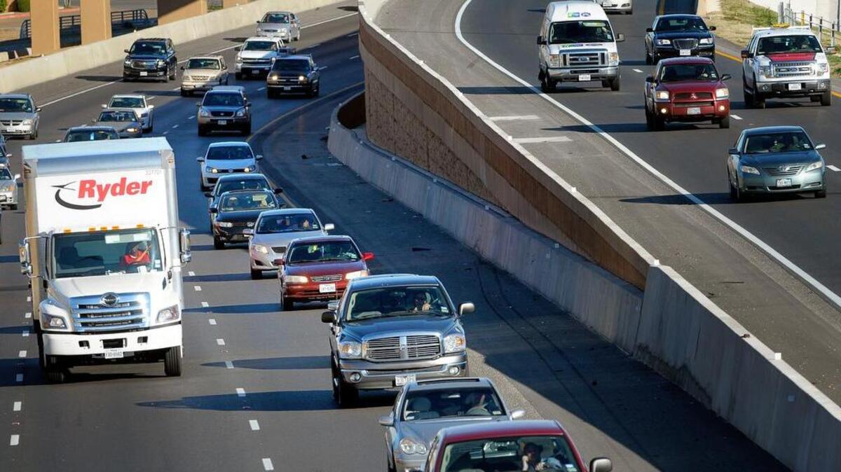 The recently completed North Tarrant Express project