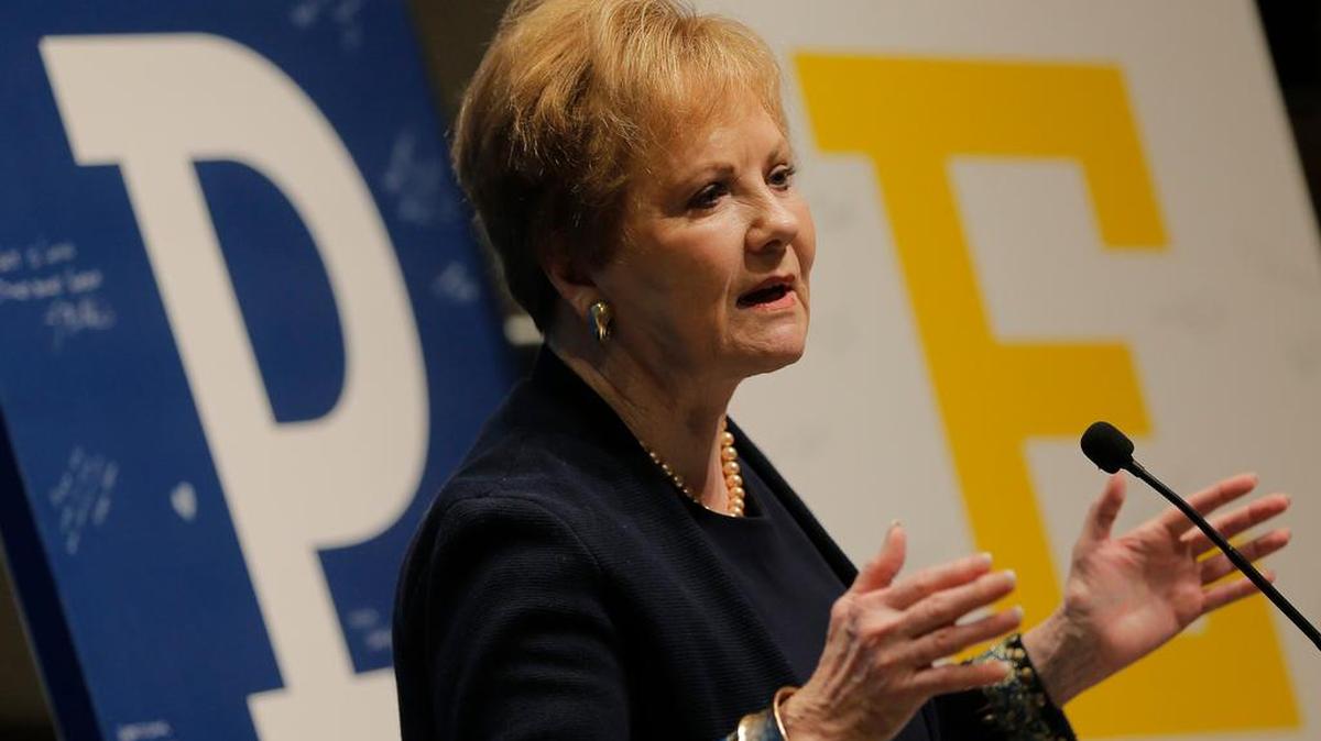 Representative Kay Granger is the keynote speaker at the Hands on Peace Event hosted by the Downtown Rotary Club at Texas Wesleyan University in February.