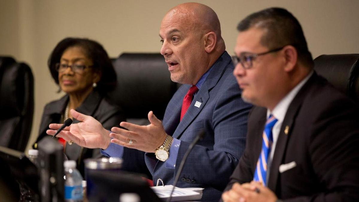 Fort Worth superintendent Kent Scribner speaks before FWISD School Board unanimously approved the first reading of a racial and ethnic equity policy on Tuesday, February 14, 2017.
