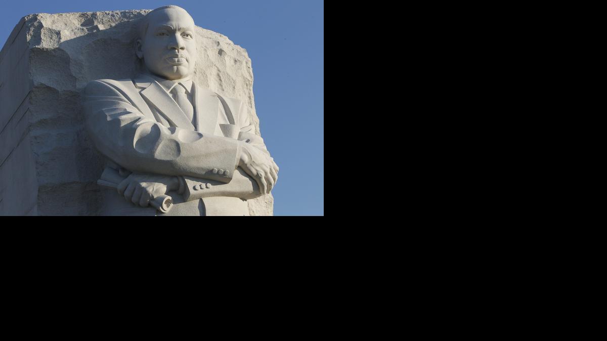 
The Martin Luther King, Jr. Memorial is seen Monday, Aug. 22, 2011 in Washington, D.C.

