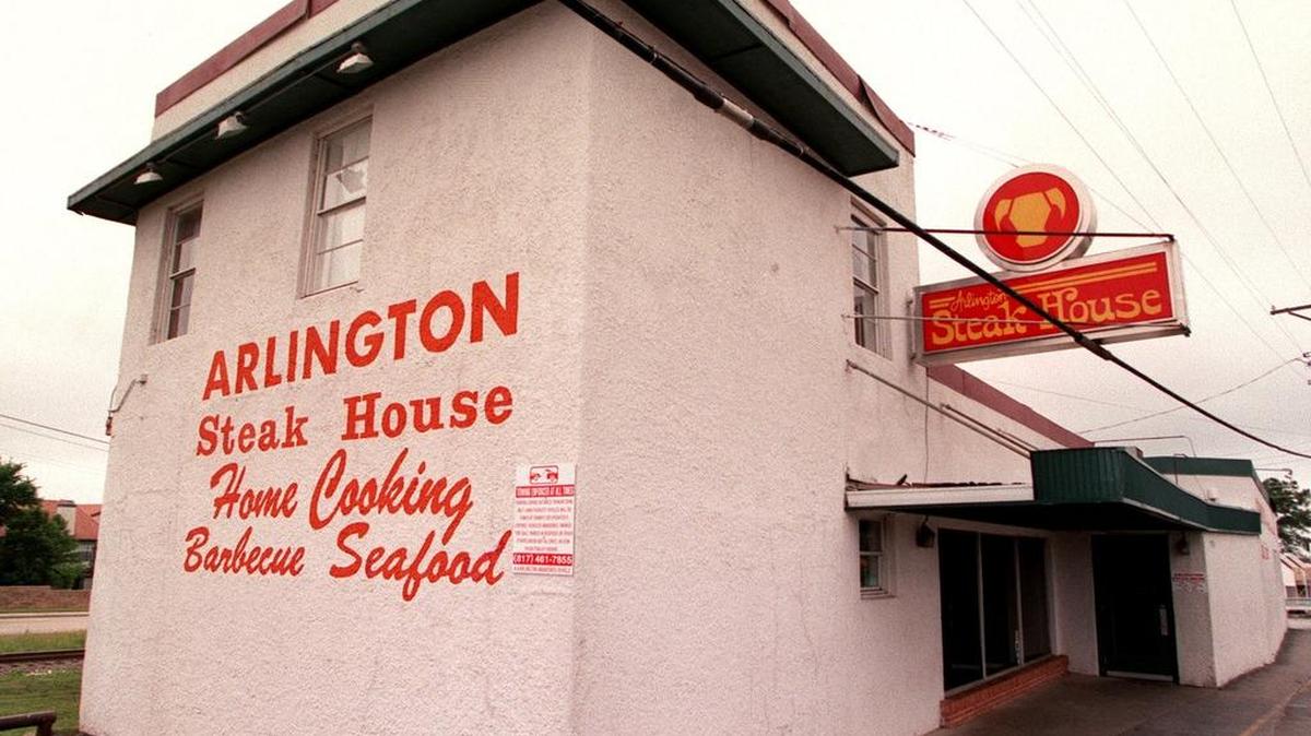 The Arlington Steak House before it was bought by Lynn and Dick Brink in 2012 and restored.