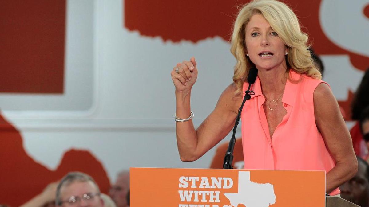 Former State Sen. Wendy Davis led protests against Texas abortion restrictions when they were proposed in 2013.