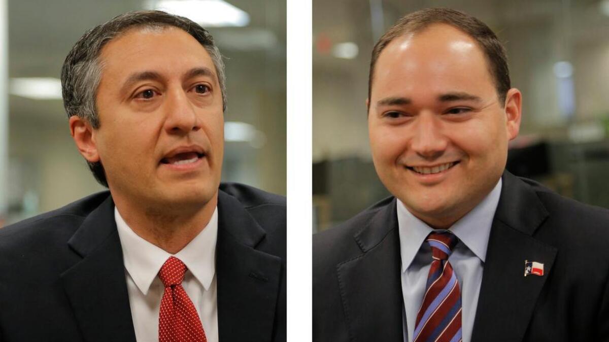 Giovanni Capriglione, incumbent, and Armin Mizani are Republicans in the primary contest for House District 98.