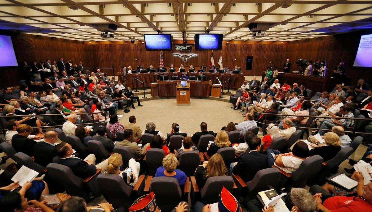The Fort Worth City Council meeting, August 1, 2017.