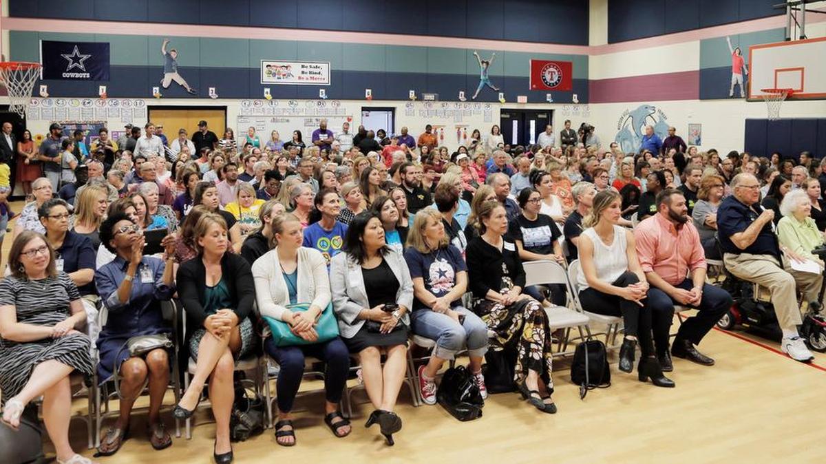 Hundreds attended a Star-Telegram moderated Town Hall "Let's Talk About the Trail" in Fort Worth.