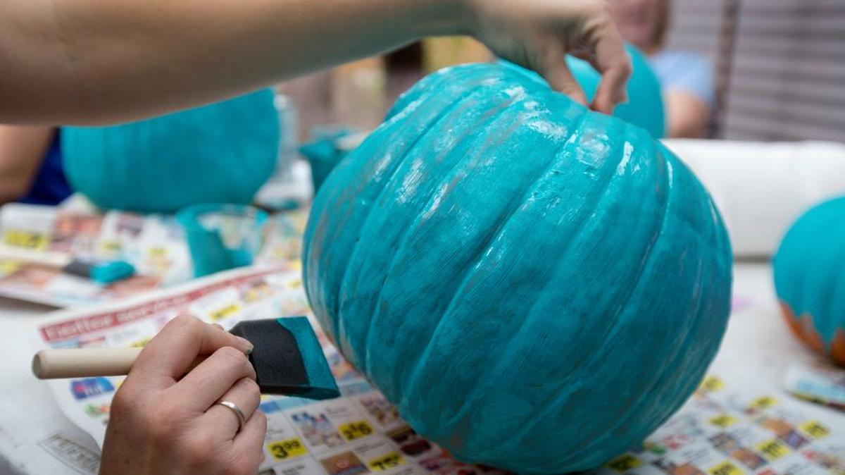 The Fairmount neighborhood had a Teal Pumpkin Paint Party at the Fairmount Community Library in 2015.