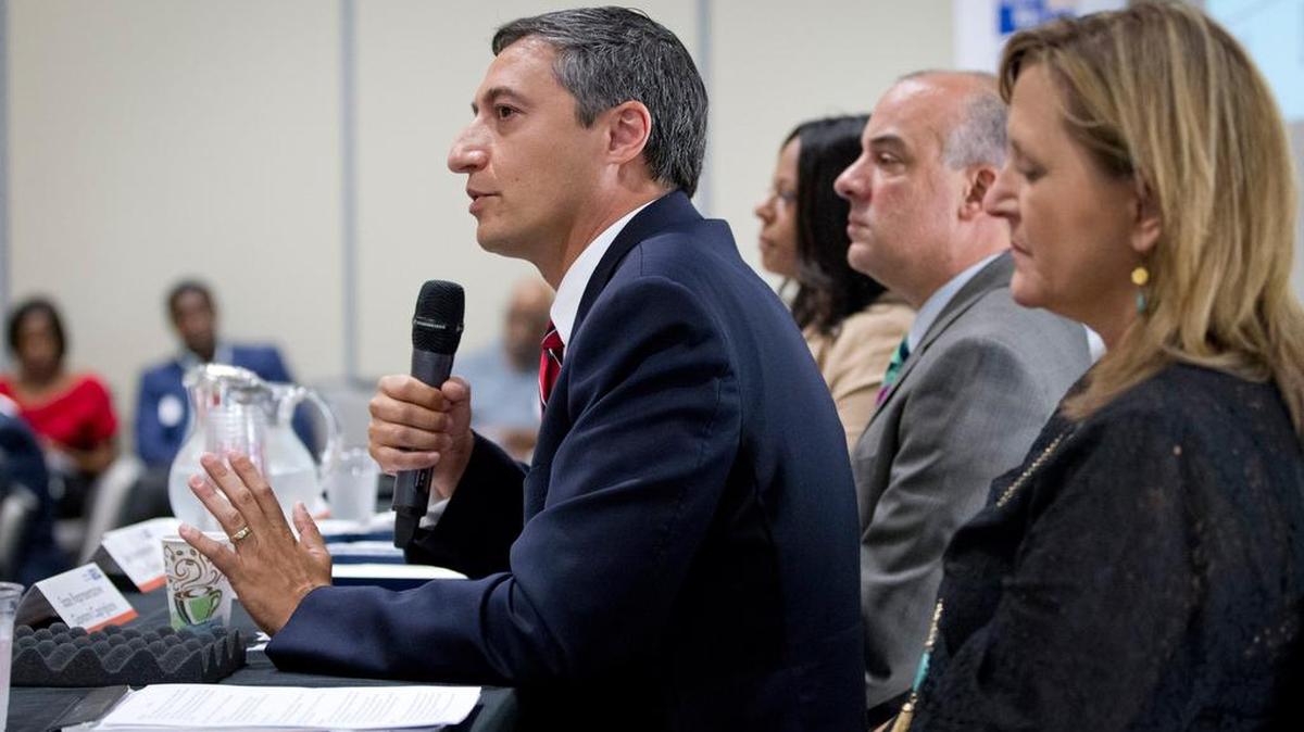 From left, State Representatives Giovanni Capriglione, Nicole Collier, Chris Turner, Konni Burton, during a Pre-Legislative Health & Human Services Forum last August at the Amon Carter Center at Lena Pope.
