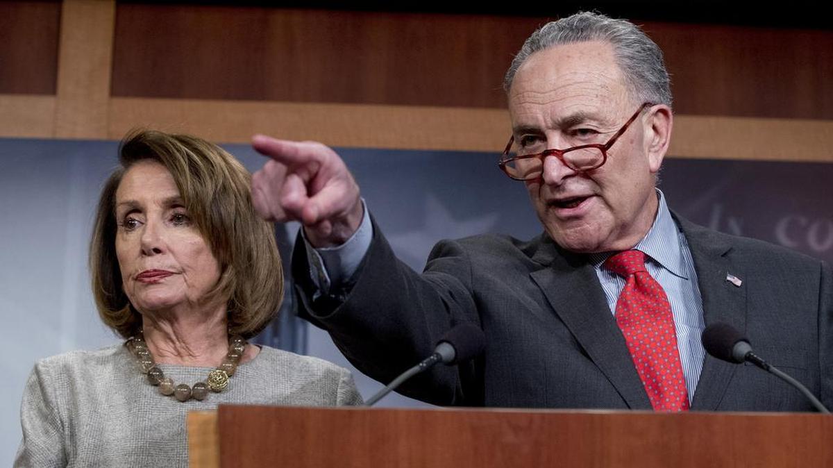 Sen. Chuck Schumer of N.Y. (right) will again be Senate Majority Leader.
