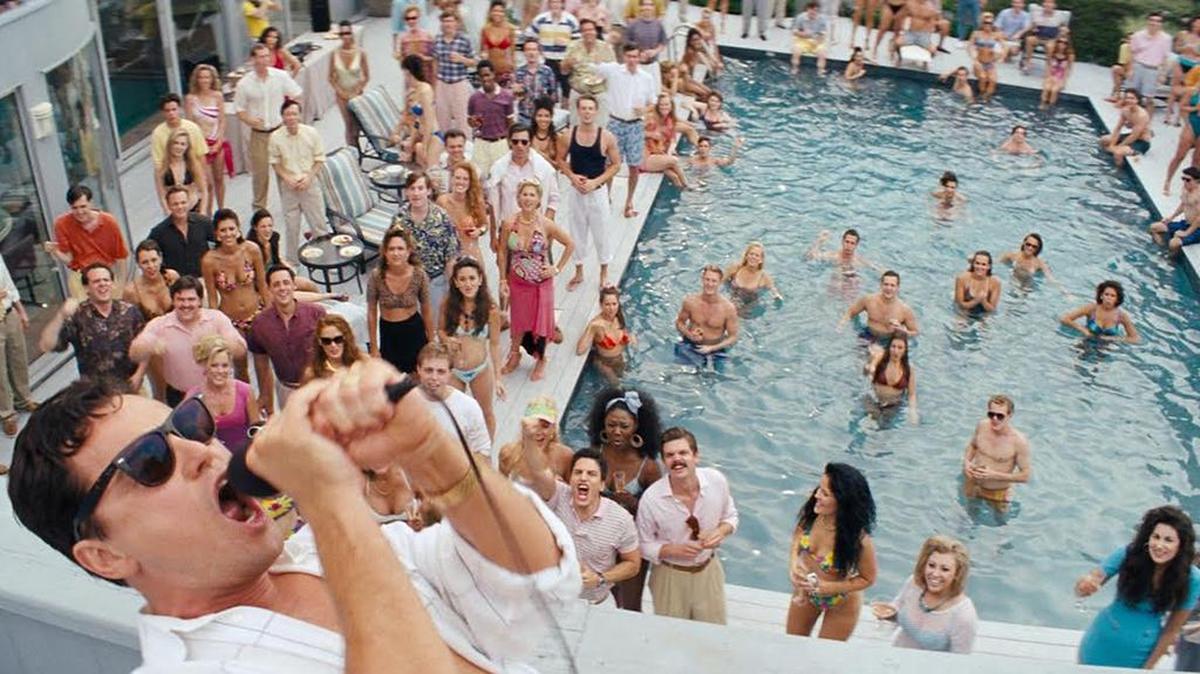 Martin Scorsese’s “The Wolf of Wall Street” has 506 f-words — a record, according to Wikipedia.