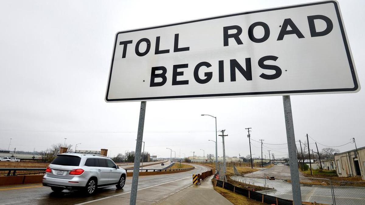 Chisholm Trail Parkway entrance from Montgomery street in Fort Worth, TX.