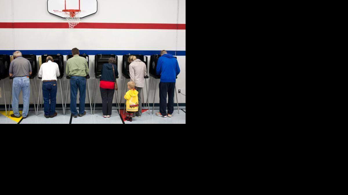 
Voters in North Richland Hills cast ballots in the Nov. 4 elections. 
