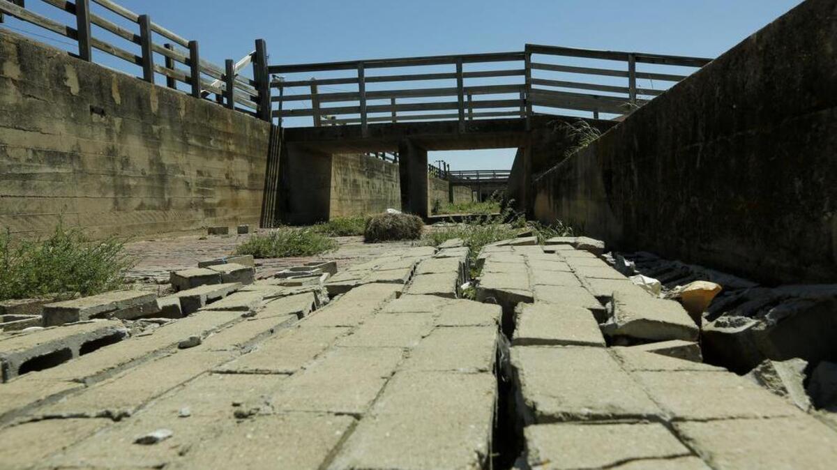 The cattle run alongside the cattle pens will be preserved in the Fort Worth Stockyards Wednesday March 6, 2016. The city council has approved a smaller historic district for the area.