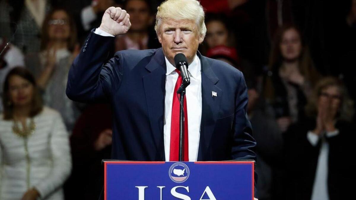 President-elect Donald Trump on a post-election tour.