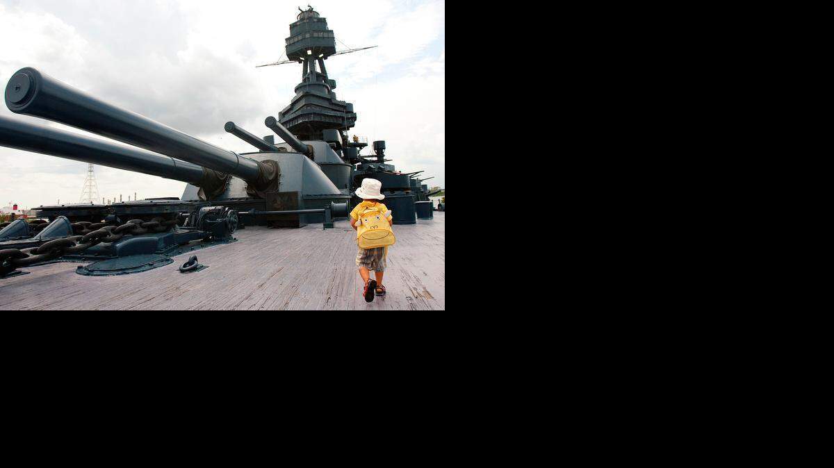 
The historic USS Texas is berthed in  La Porte. 
