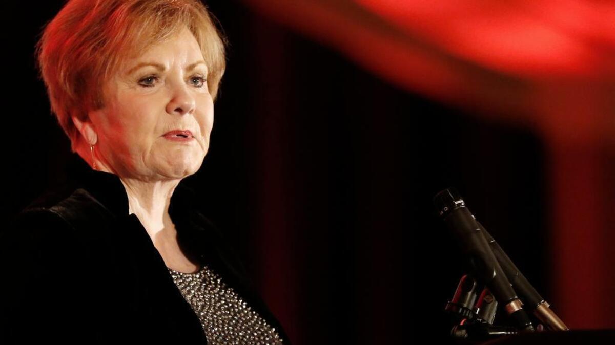U.S. Rep. Kay Granger speaks Feb. 18 during the Tarrant County Republican Lincoln Day Dinner at the Omni Hotel in Fort Worth.