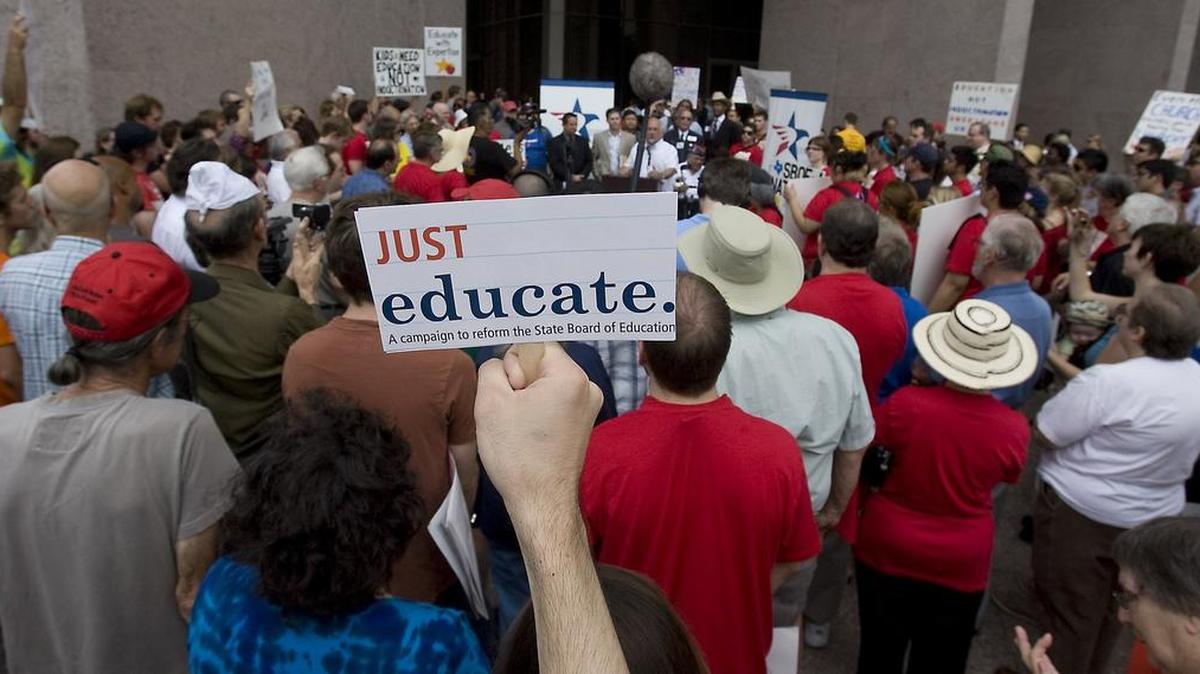 The State Board of Education altered standards on the teaching of evolution in 2010.
