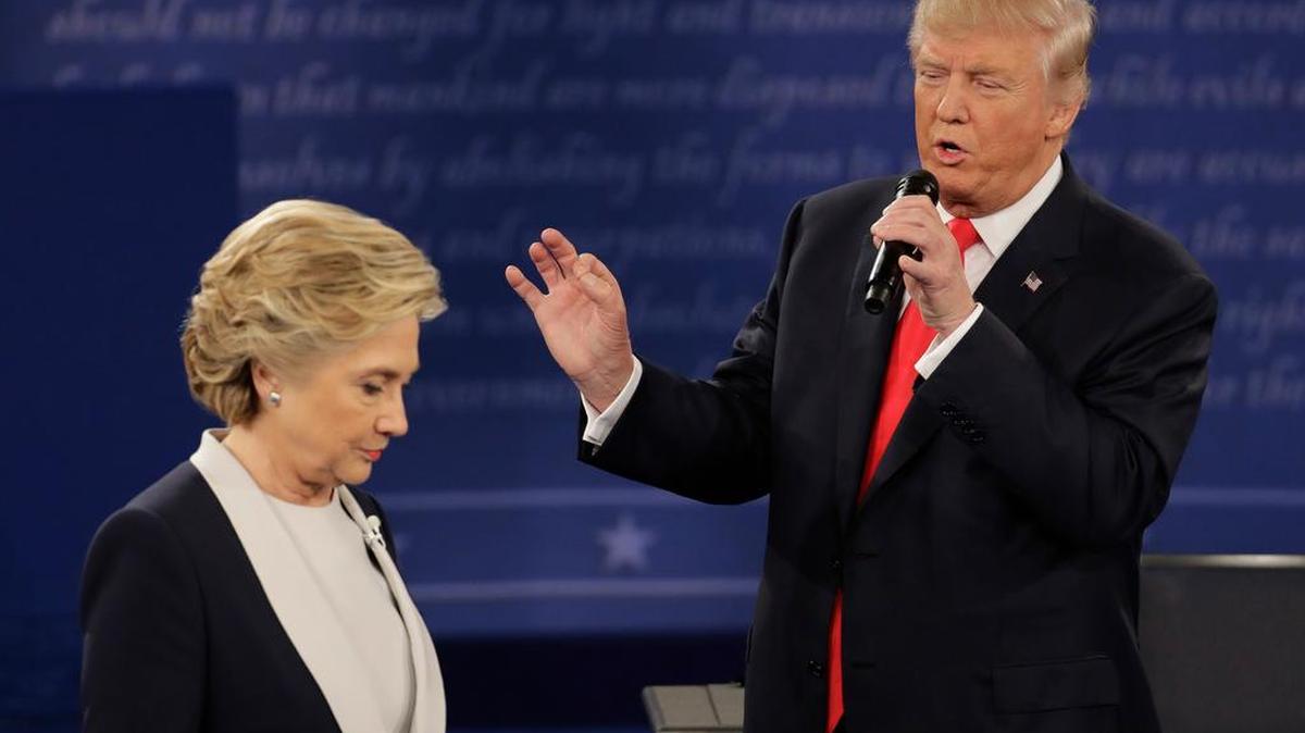 Democratic presidential nominee Hillary Clinton and Republican presidential nominee Donald Trump