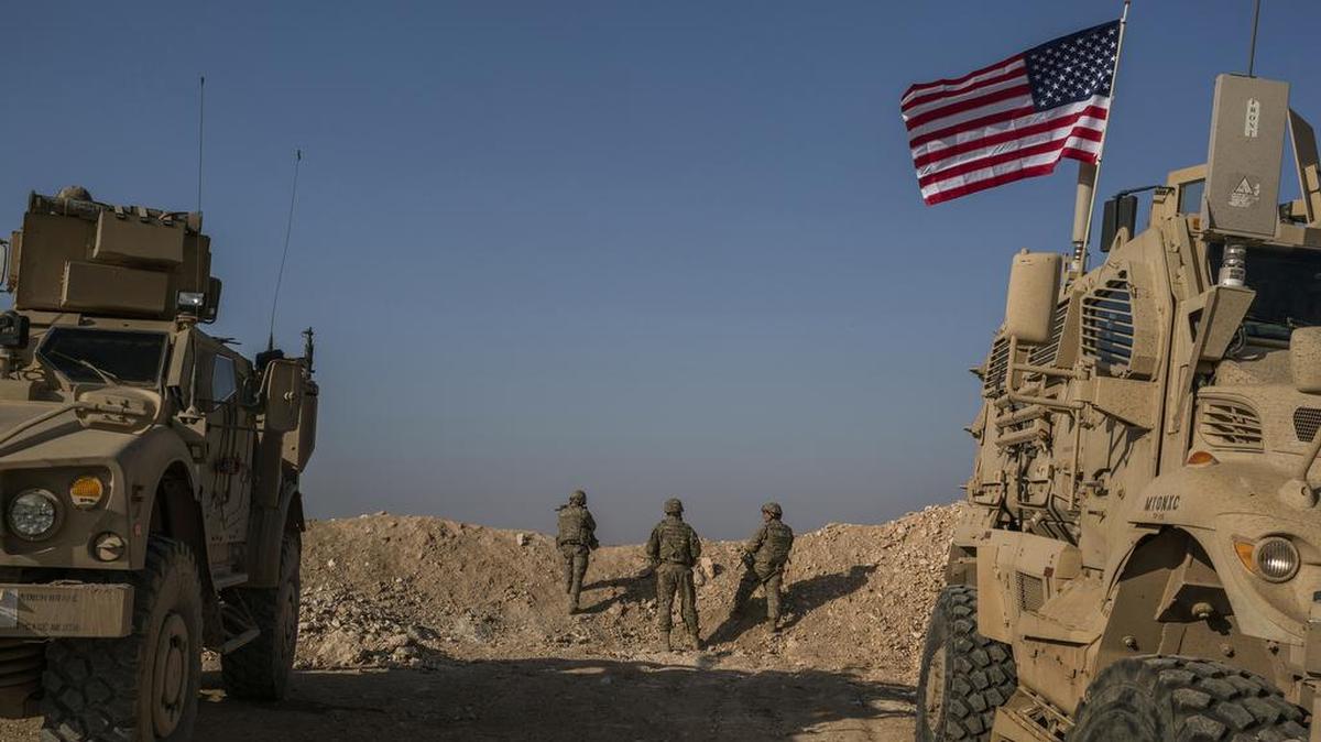 U.S. Special Forces soldiers near Manbij, in northern Syria, on Feb. 7, 2018.