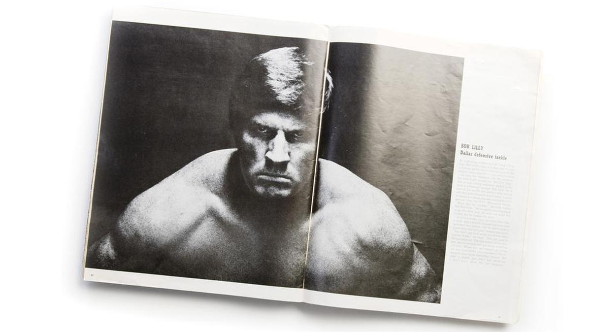 Dallas Cowboy Bob Lilly was featured in Life magazine on Oct. 6, 1972, in a photo spread by Max Waldman.