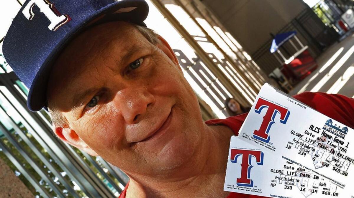 Paper tickets to the Rangers, like the ones Gary Monnette holds in this 2015 file photo, are a thing of the past.