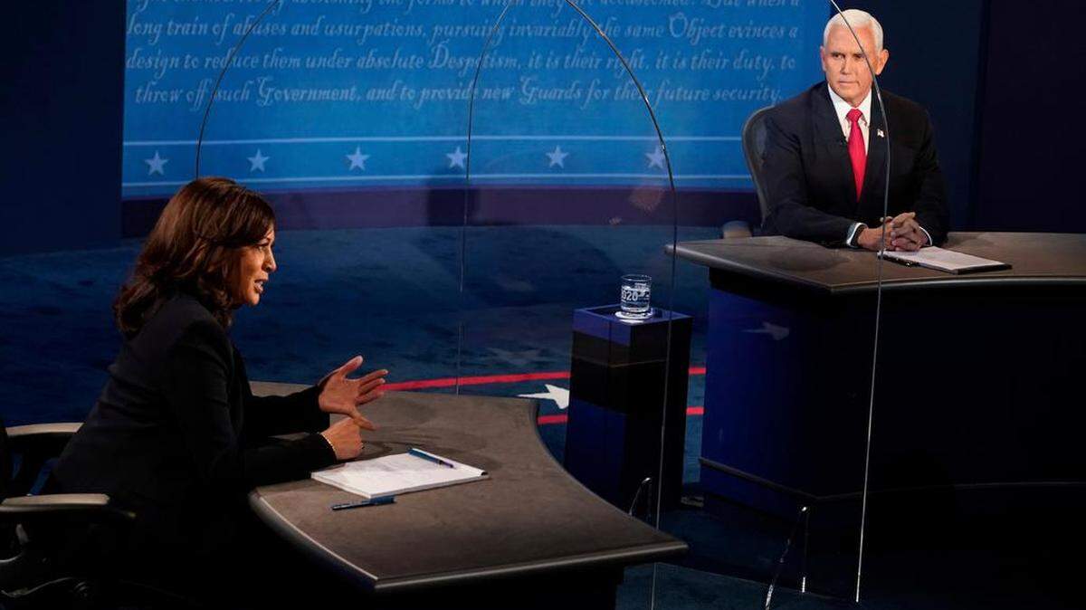 Kay Fulgham of Fort Worth had enough of Vice President Mike Pence interrupting Sen. Kamala Harris at the debate.