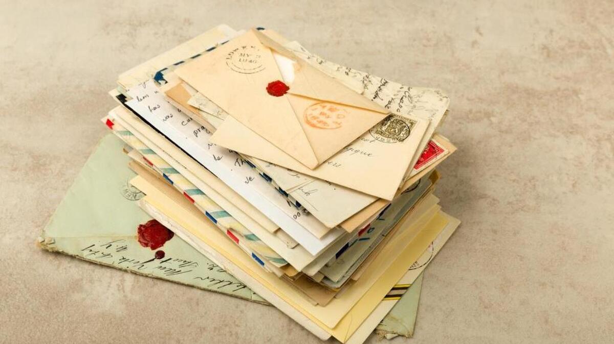 Pack of old letters