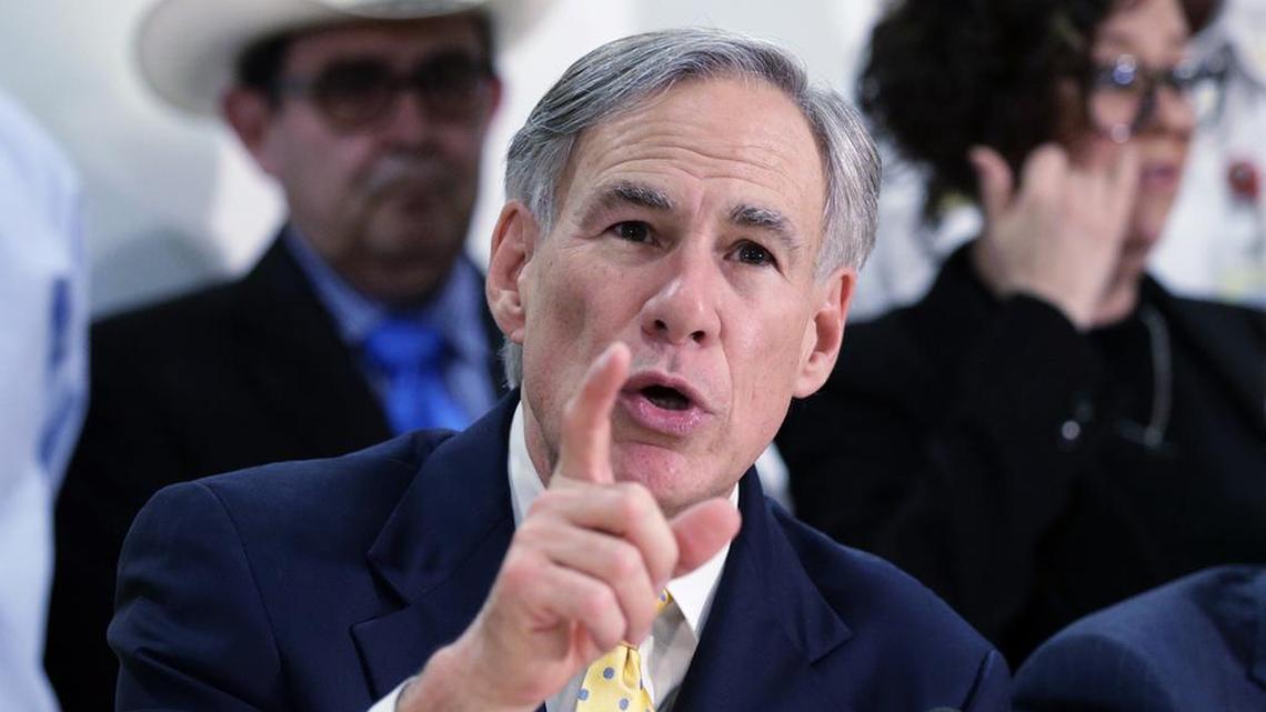 Texas Gov. Greg Abbott in a March 2020 file photo. (AP Photo/Eric Gay, File)