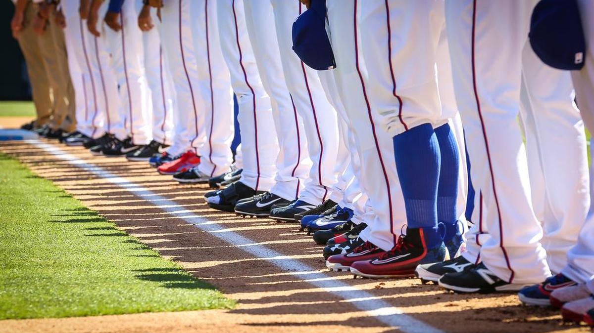 The Rangers beat the Mariners 3-2 on Opening Day in front of a sell-out crowd at Globe Life Park in Arlington.