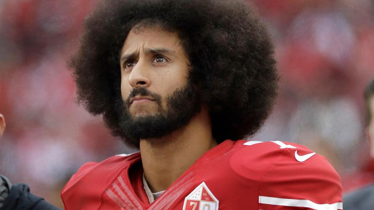Former San Francisco 49ers quarterback Colin Kaepernick.
