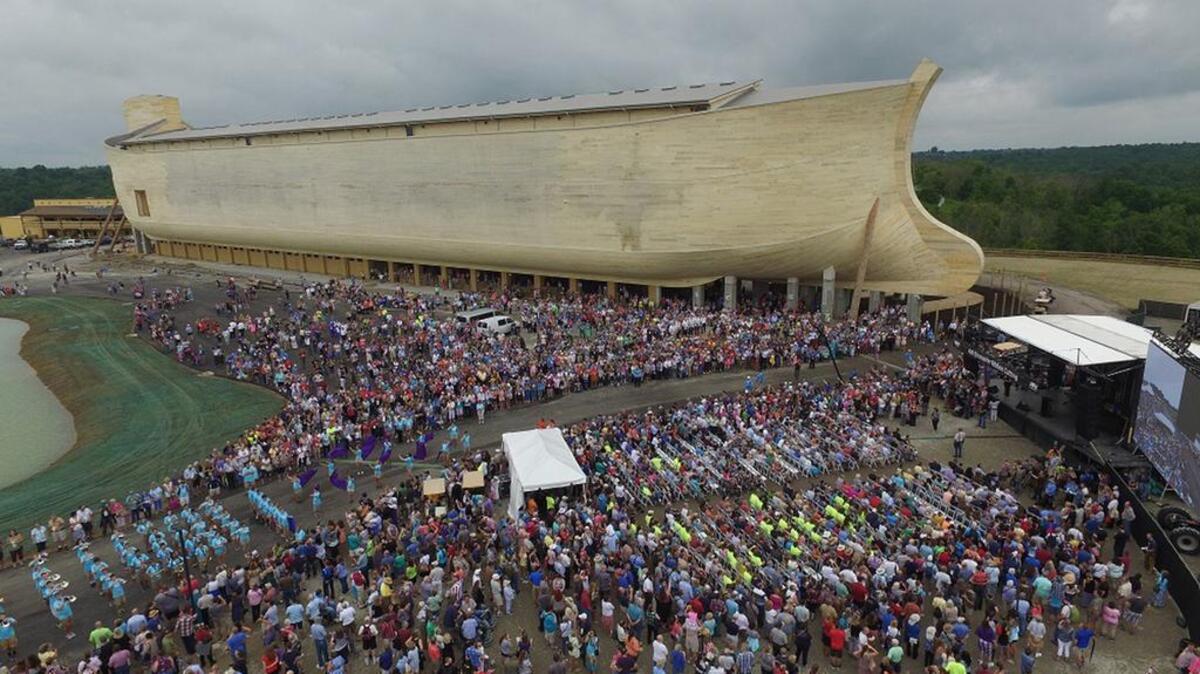 Ark Encounter in Williamstown, Ky., does a fine job of maintaining its motif across its three floors of displays -- and yes, it really does look like an ark inside.