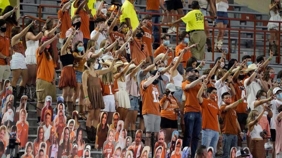 Let the fans sing “The Eyes of Texas.”