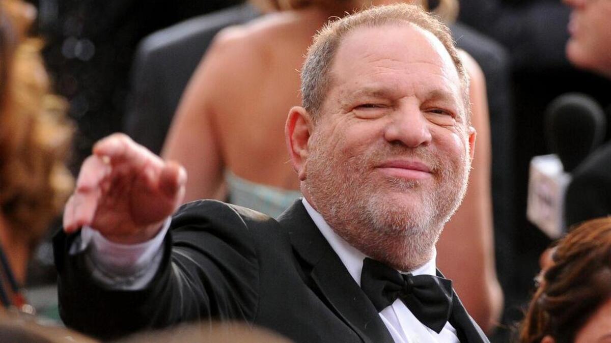 Harvey Weinstein at the Oscars at the Dolby Theatre in Los Angeles in 2016.