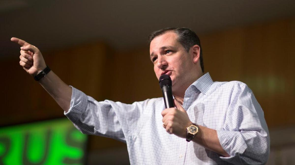 Republican presidential candidate Sen. Ted Cruz of Texas during a Dec. 23 campaign stop in Oklahoma City
