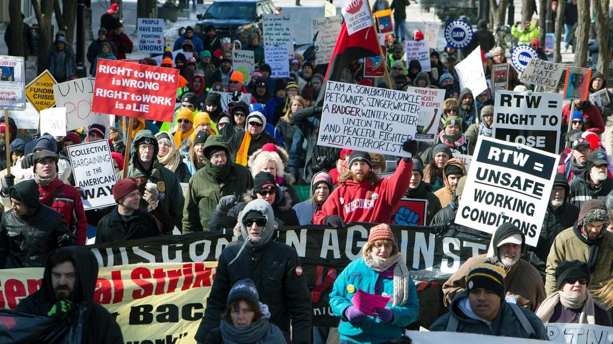 Wisconsin has fought battles over public-sector unions, as has Oklahoma.
