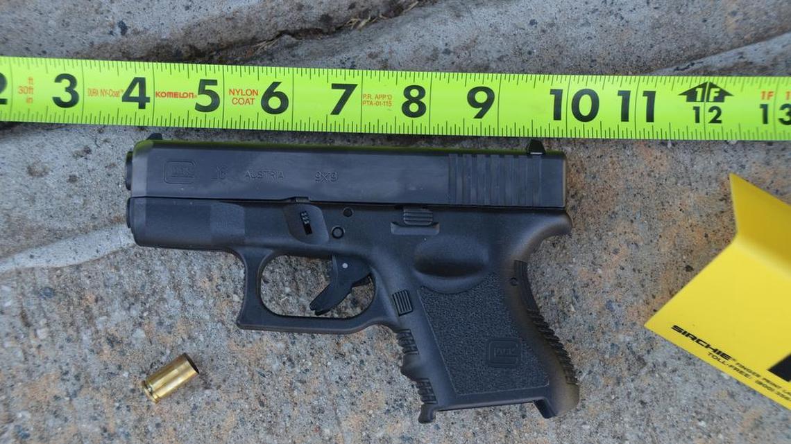 A 2015 file photo shows a gun involved in the accidental shooting of a 3-year-old in Jefferson, Ga.
