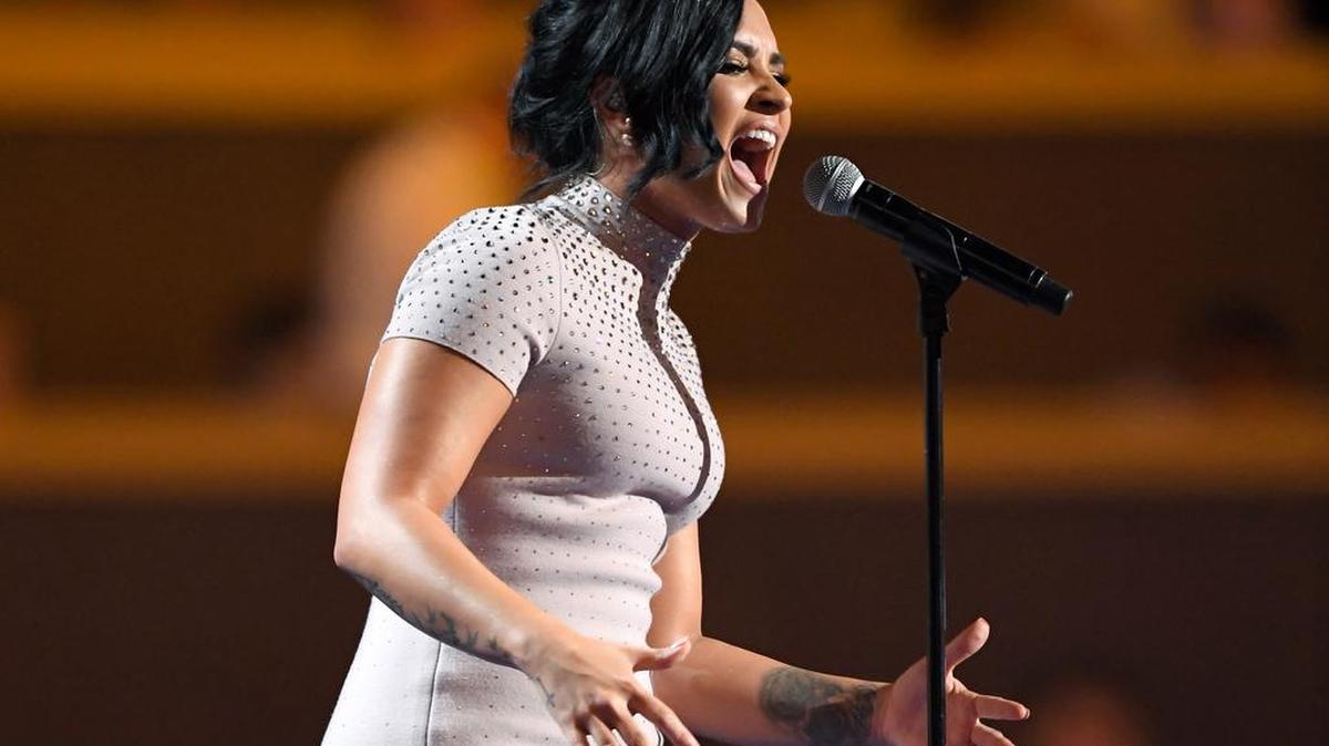 Singer/songwriter/actress Demi Lovato, who performed at the Democratic National Convention in Philadelphia, often speaks about her struggles with bipolar disorder to increase awareness of mental illness and fight its stigma.