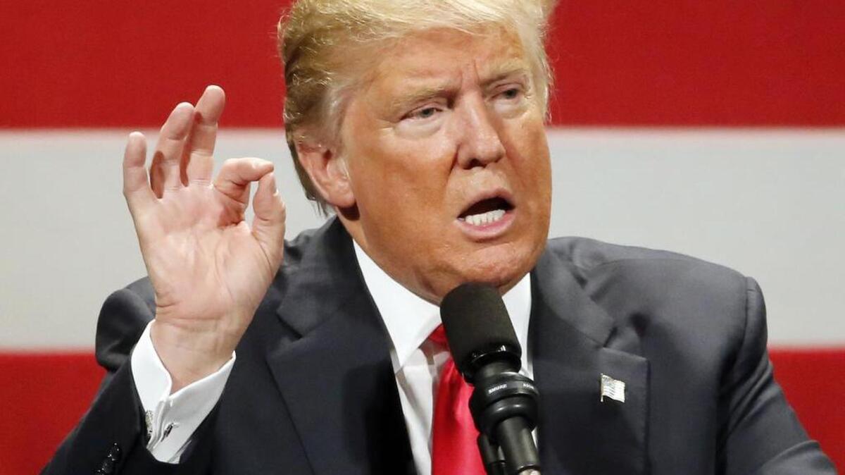 Republican presidential candidate Donald Trump touts his job creation record as a CEO, but how does that translate to job creation as president?