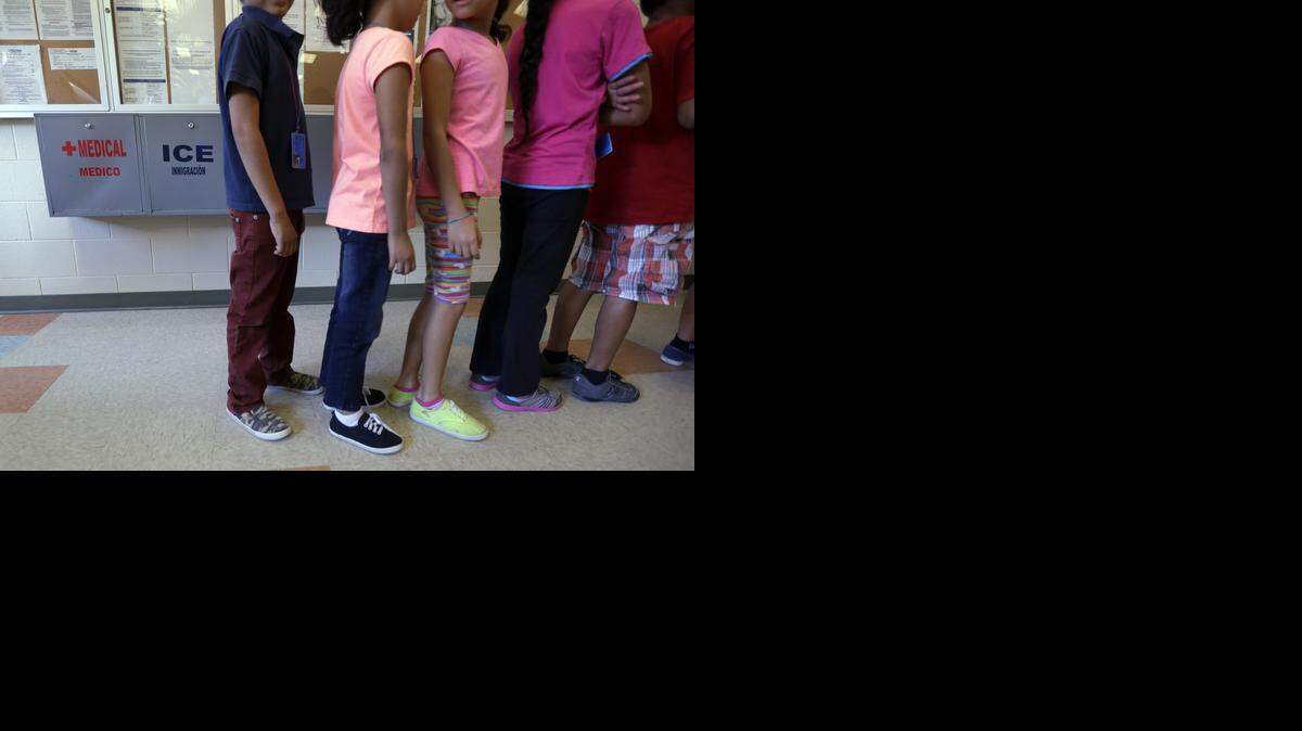 
Immigrant children held in South Texas 
