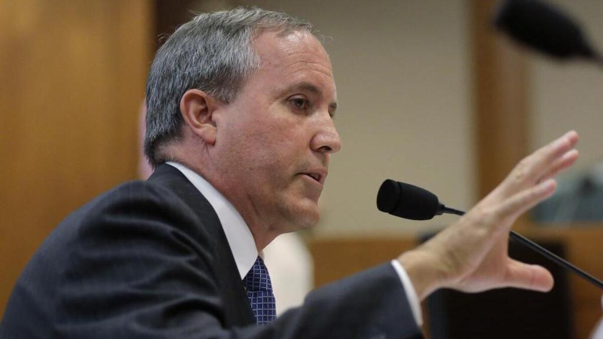 Texas Attorney General Ken Paxton