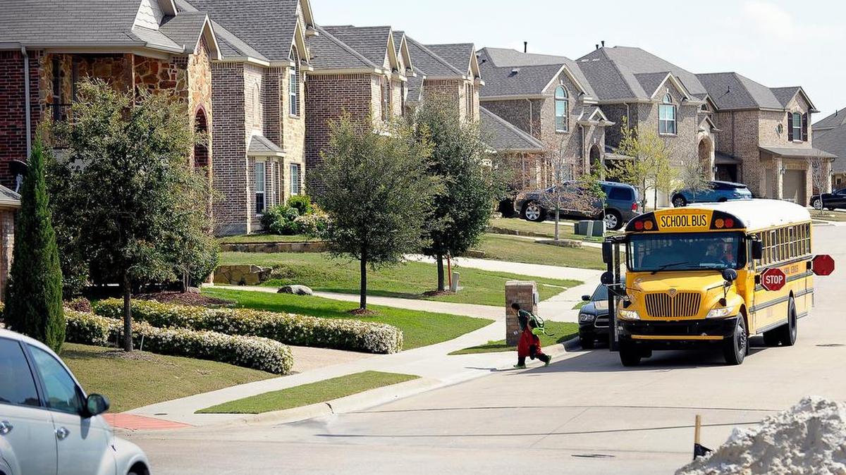 New homes going up in the Llano Springs development in Southwest Fort Worth, TX, last year.
