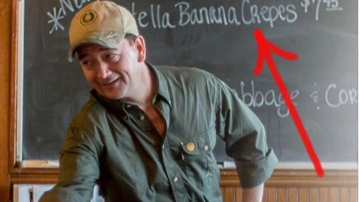 Ag Commissioner Sid Miller is calling attention to Trey Blocker who was seen in a restaurant that offers Nutella banana crepes.