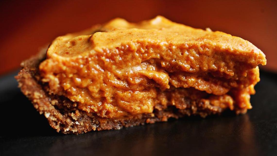 Pumpkin chiffon pie — a temptation that’s hard to overcome during the holidays.