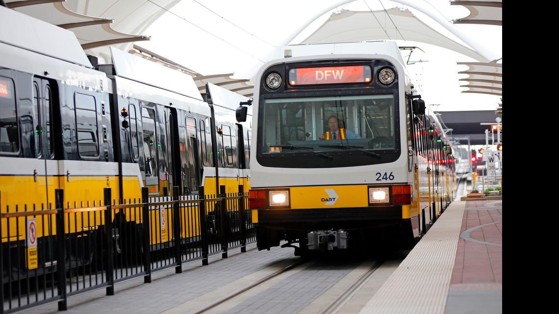 
DART light rail serves DFW Airport.
