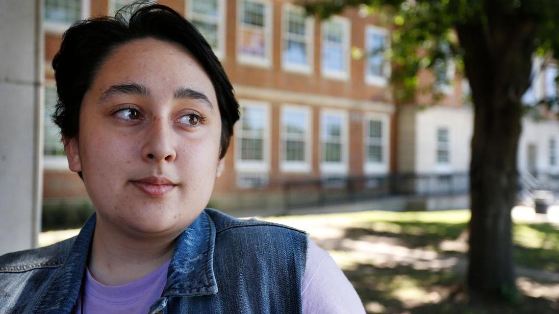 Benjamin Juan, 18, a transgender graduate of Arlington Heights High School, says he was bullied in school.