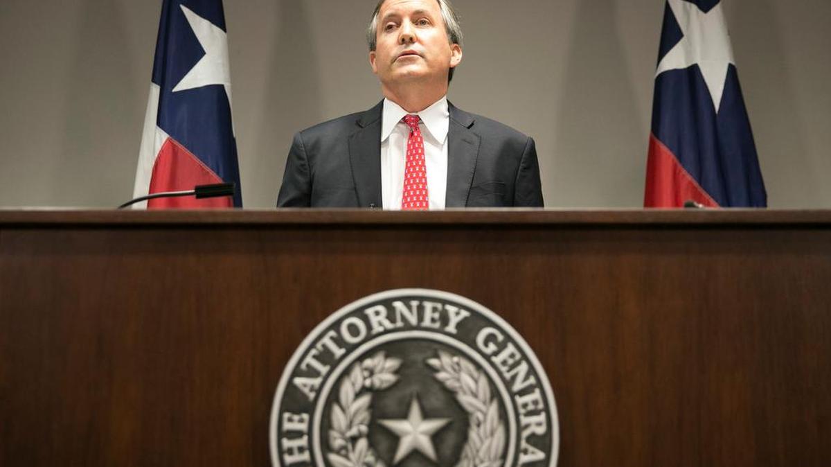 Texas Attorney General Ken Paxton fought the Obama administration’s directive on transgender students in a Fort Worth federal court.